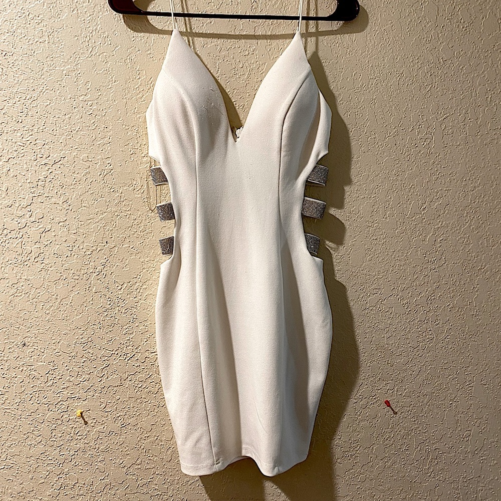 Mini rhinestone dress